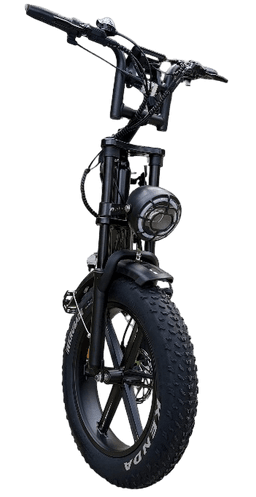 V20 Cargo Fat Tyre Electric Bike frame view 2