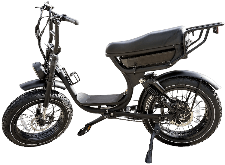 Linkseride Moped-Style Fat Tyre Electric Bike