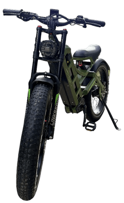 Linkseride Cargo Fat Tyre Electric Bike frame view 2