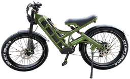 Linkseride Cargo Fat Tyre Electric Bike frame view 1