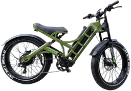 Linkseride Cargo Fat Tyre Electric Bike frame view 4