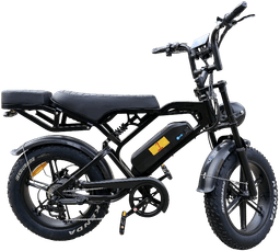 V20 Cargo Fat Tyre Electric Bike frame view 3